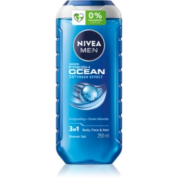 NIVEA MEN Fresh Ocean Gel de duș energizant pentru barbati - imagine 2